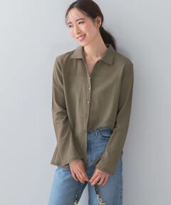 F by ROSSO　楊柳シアーシャツ