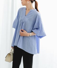 「VERY6月号掲載」『UR TECH』F by ROSSO　イージーリネンボリュームブラウス