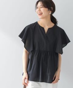 『UR TECH』F by ROSSO　スクエアスリーブブラウス