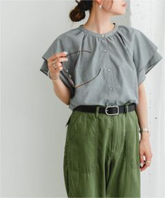 ＊＊URBAN RESEARCH ROSSO / アーバンリサーチ ロッソ シャツ・ブラウス | リンネル8月号掲載『UR TECH』F by ROSSO　フレアスリーブブラウス