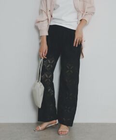 F by ROSSO　レースイージーパンツ