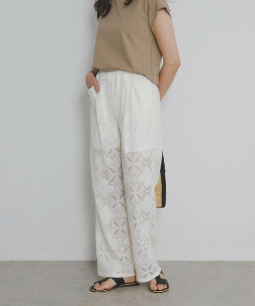 セール】 F by ROSSO レースイージーパンツ （その他パンツ