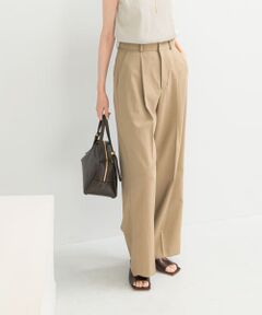 防シワハイウエストワイドスラックス