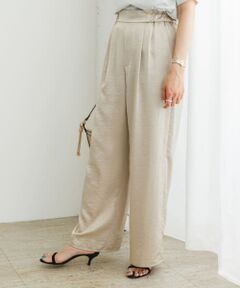 F by ROSSO　サテンイージーパンツ