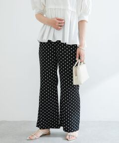 F by ROSSO　ドットプリントパンツ