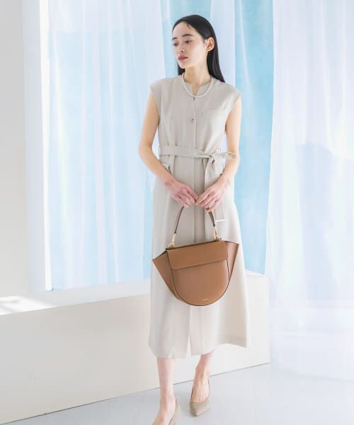 【美品】ルネ　2023年　リネンライクワンピース　オレンジ　36 美品】ルネ 2023年 リネンライクワンピース オレンジ 36 - メルカリ