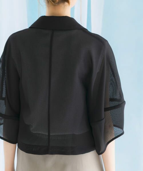 セール】 『InRed6月号掲載』ウォッシャブルメッシュジャケット