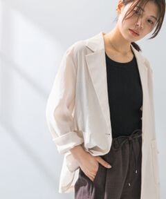 F by ROSSO　シアーシャツジャケット