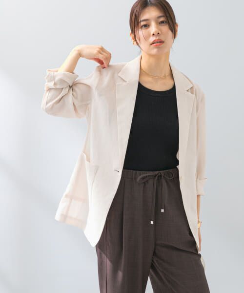 再値下げ中♪アーバンリサーチROSSO✨美品✨ ジャケット✨ セール】 F by ROSSO ウォッシャブルサマージャケット （その他