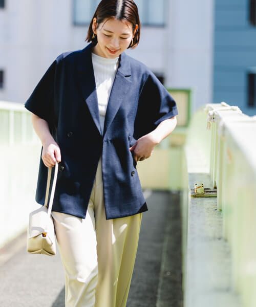 まぷ F by ROSSO ウォッシャブルサマージャケット BROWN セール】 F by ROSSO ウォッシャブルサマージャケット （その他