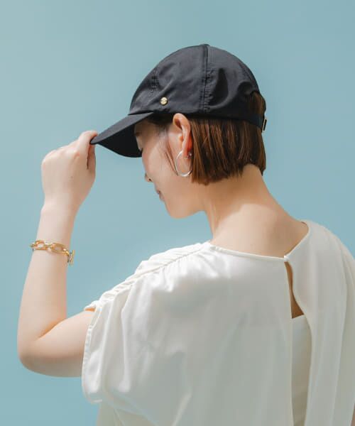 ＊＊URBAN RESEARCH ROSSO / アーバンリサーチ ロッソ キャップ | F by ROSSO　UVカット撥水キャップ（BLACK）