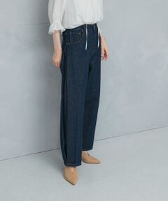 YENN　SIDE PLEATED DENIM