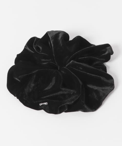 ＊＊URBAN RESEARCH ROSSO / アーバンリサーチ ロッソ ヘアゴム・シュシュ | heyep　Large Velour Scrunchie（BLACK）