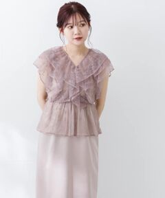 kaene　レースフリルドッキングドレス