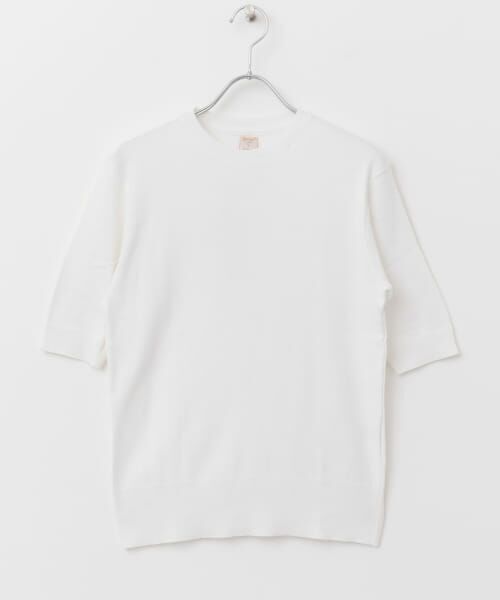 ＊＊URBAN RESEARCH ROSSO / アーバンリサーチ ロッソ ニット・セーター | GICIPI　ARGENTO（Bianco）