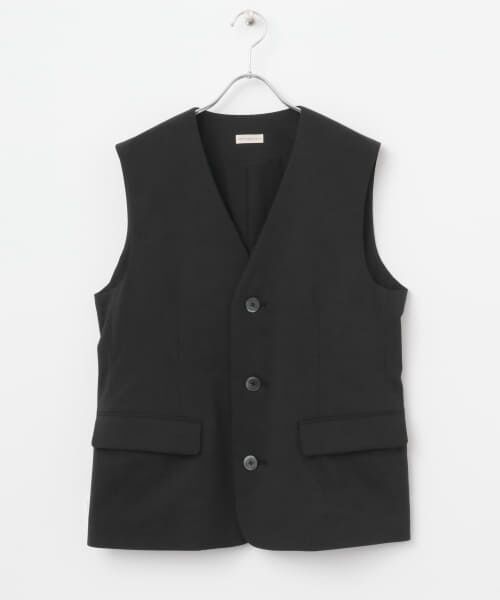 ＊＊URBAN RESEARCH ROSSO / アーバンリサーチ ロッソ ベスト | PROTAGONISTA　Vest（BLACK）