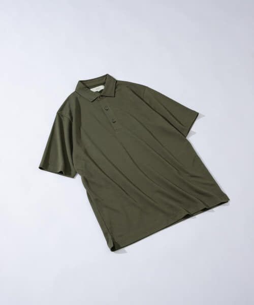 ＊＊URBAN RESEARCH ROSSO / アーバンリサーチ ロッソ ポロシャツ | 『WEB限定』『XLサイズあり』 リネン混カノコポロシャツ（KHAKI）