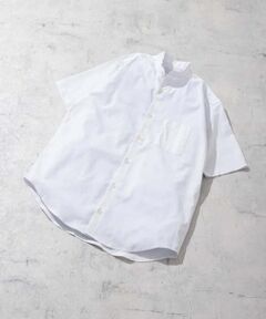 『防シワ』『XLサイズあり』ハイパフォーマンスリネンバンド半袖シャツ