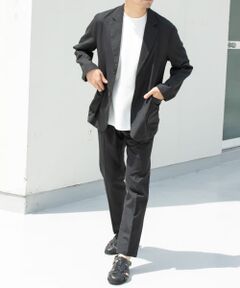 『防シワ』『XLサイズあり』ハイパフォーマンスリネンセットアップ