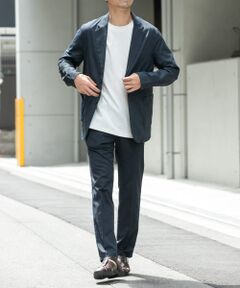 『防シワ』『XLサイズあり』ハイパフォーマンスリネンセットアップ