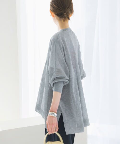 ＊＊URBAN RESEARCH ROSSO / アーバンリサーチ ロッソ カーディガン・ボレロ | ミドルシアーカーディガン（gray）