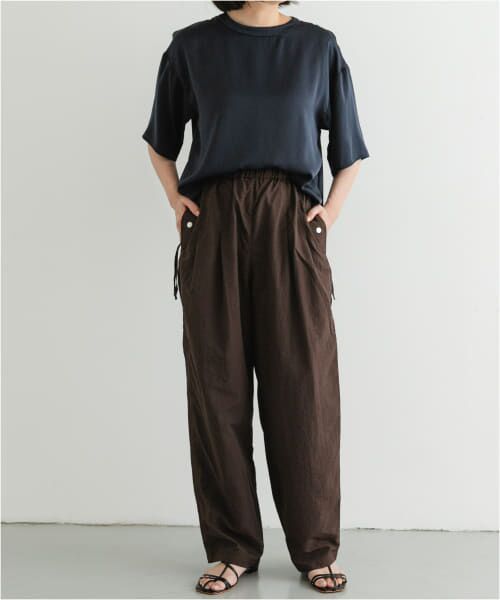 【新品タグ付】F by ROSSO撥水ストレッチスリットパンツ　黒　サイズ38 URBAN RESEARCH ROSSO｜『UR TECH ひやサラクール』F by ROSSO
