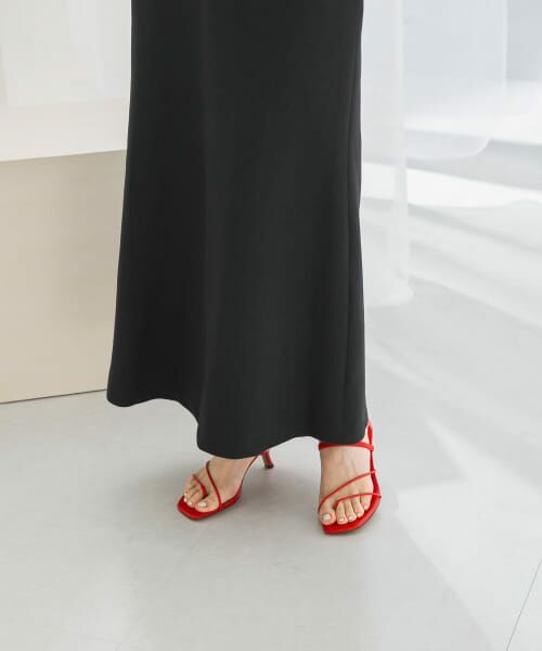 【新品未使用】madameh closet リネン混　サファリスカート　38 item madameH CLOSET オンラインショップ
