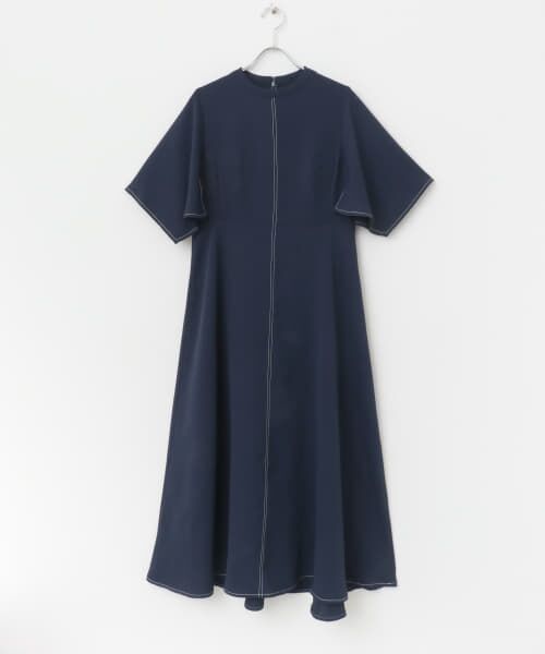 URBAN RESEARCH ROSSO 撥水フレアスリーブワンピース URBAN RESEARCH ROSSO 撥水フレアスリーブワンピース