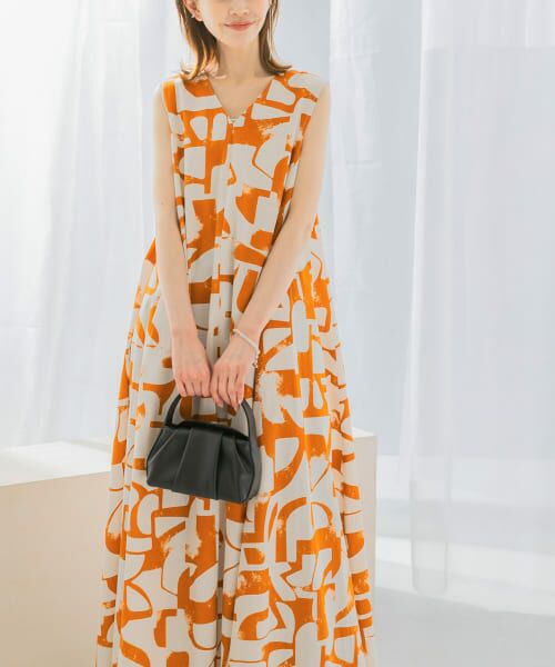 まあ様ワンピース セール】 【Cross×Linen】ショールカラーワンピース ≪S/Mサイズ