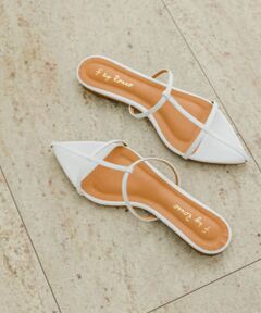 F by ROSSO　ナローストラップサンダル