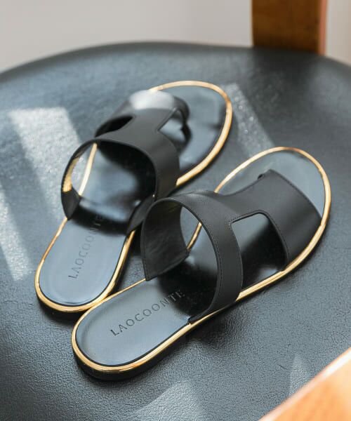 ＊＊URBAN RESEARCH ROSSO / アーバンリサーチ ロッソ サンダル | LAOCOONTE　ZENIA DALISofia（Black）