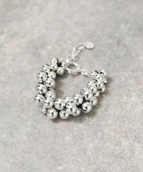 ブレスレット・バングル Beaded bracelet-88 Atease [アティース] BRASS BEADS 2-SET BRACELET＜ブラスビーズ