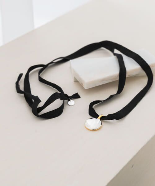 ＊＊URBAN RESEARCH ROSSO / アーバンリサーチ ロッソ ネックレス・ペンダント・チョーカー | in mood　MEDAL/2P necklace（svbk）