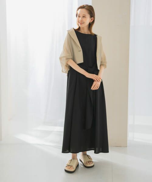リネン混リボンドレス　ワンピース　アーバンリサーチ セール】 リネン混リボンドレス （ワンピース）｜＊＊URBAN