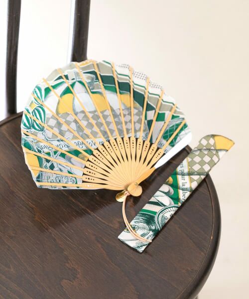 ＊＊URBAN RESEARCH ROSSO / アーバンリサーチ ロッソ その他小物 | manipuri　扇子バルーンジャーニー（Green）