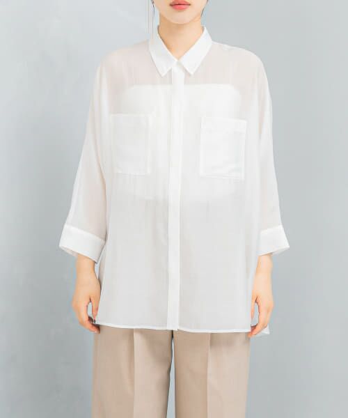 2点セット アーバンリサーチ リネンドルマンブラウス ＋アニエスベーTシャツ Amazon | [アーバンリサーチ ドアーズ] シャツ ブラウス リネン