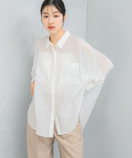 アセテートシアードルマンシャツ （シャツ・ブラウス