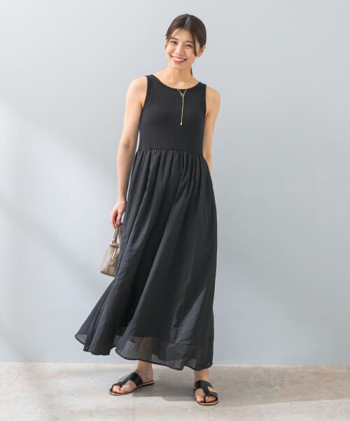 セール】 F by ROSSO カップ付ドッキングワンピース