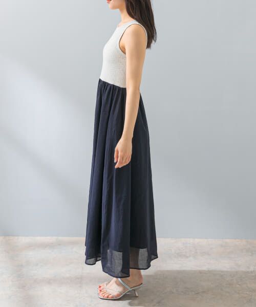 アーバンリサーチロッソ　ワンピース◾️シップス イエナ グリーンレーベル　ロペ セール】 F by ROSSO カップ付ドッキングワンピース
