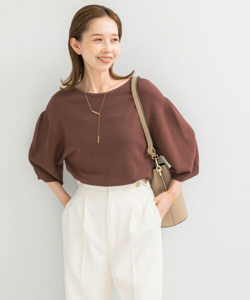 アパルトモン　RUOHAN ニット RUOHAN/ローハン】 OFF SHOULDER KNITTED TOP（ニット／セーター