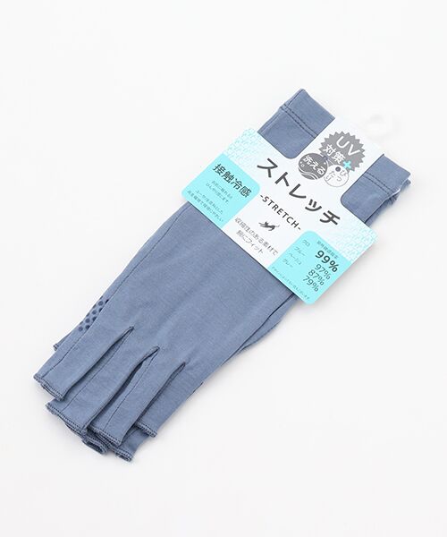UV PLUS⁺ / ユーブイ プラス（グッズ） 手袋 | レディース UVカット手袋（BLUE）
