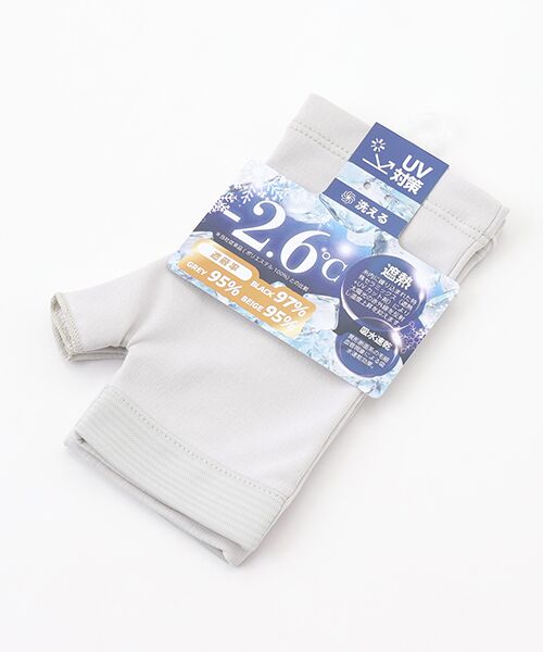 UV PLUS⁺ / ユーブイ プラス（グッズ） 手袋 | レディース UVカット手袋（GREY）