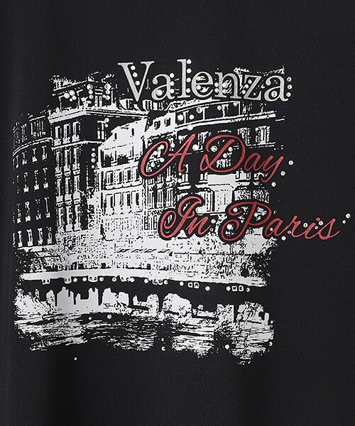 VALENZA / バレンザ カットソー | 【日本製】【人気の七分袖】ヨーロッパプリント　カットソー | 詳細4