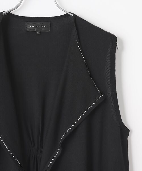 VALENZA / バレンザ ベスト | 衿付き　ジレ | 詳細2