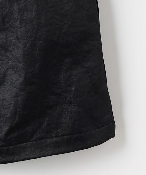 VALENZA / バレンザ その他アウター | レザーライクナイロン　フード付コート | 詳細4