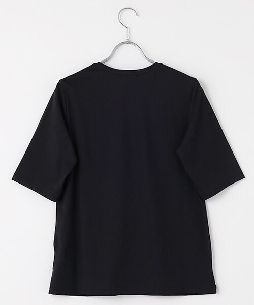 VALENZA / バレンザ カットソー | 【日本製】ネックレスモチーフ　5分袖カットソー | 詳細1