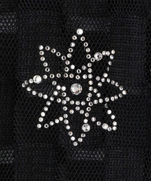 VALENZA / バレンザ ブルゾン | チュール素材×ブロックチェック　フルジップジャケット | 詳細7