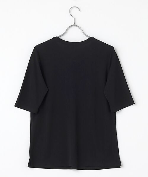 VALENZA / バレンザ カットソー | ボーダープリント　5分袖　カットソー | 詳細1