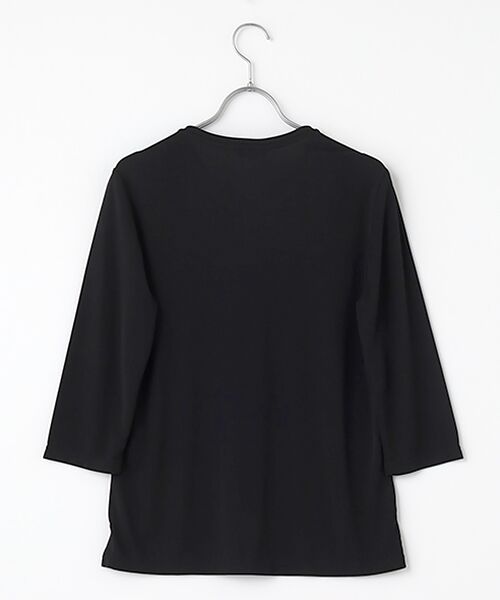 VALENZA / バレンザ カットソー | 【7分袖】フロントクラウンモチーフ　Vネックカットソー | 詳細1