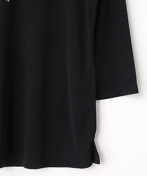 VALENZA / バレンザ カットソー | 【7分袖】フロントクラウンモチーフ　Vネックカットソー | 詳細3